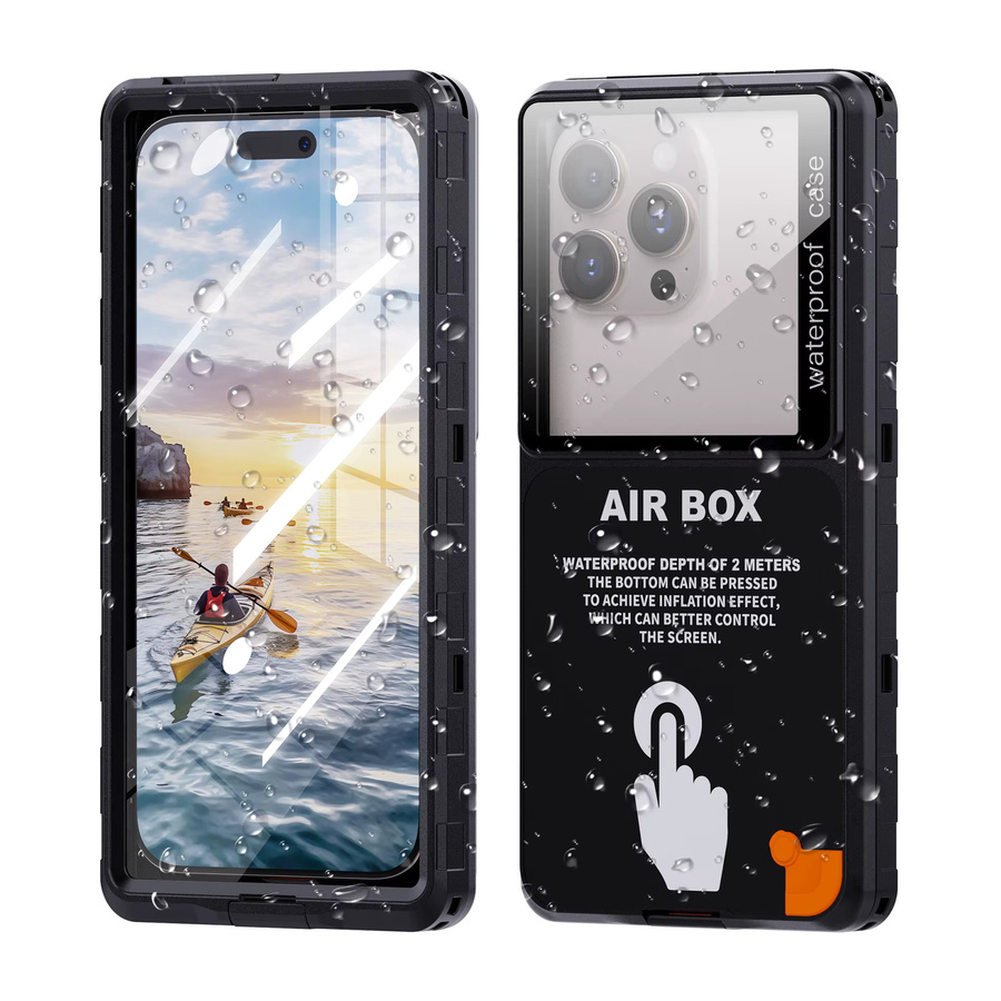 Shellbox wasserdichte Handyhülle für 6,9-Zoll-Geräte, transparent, IP68 Unterwasser-Schutz mit Touchscreen-Funktion - Bild 7