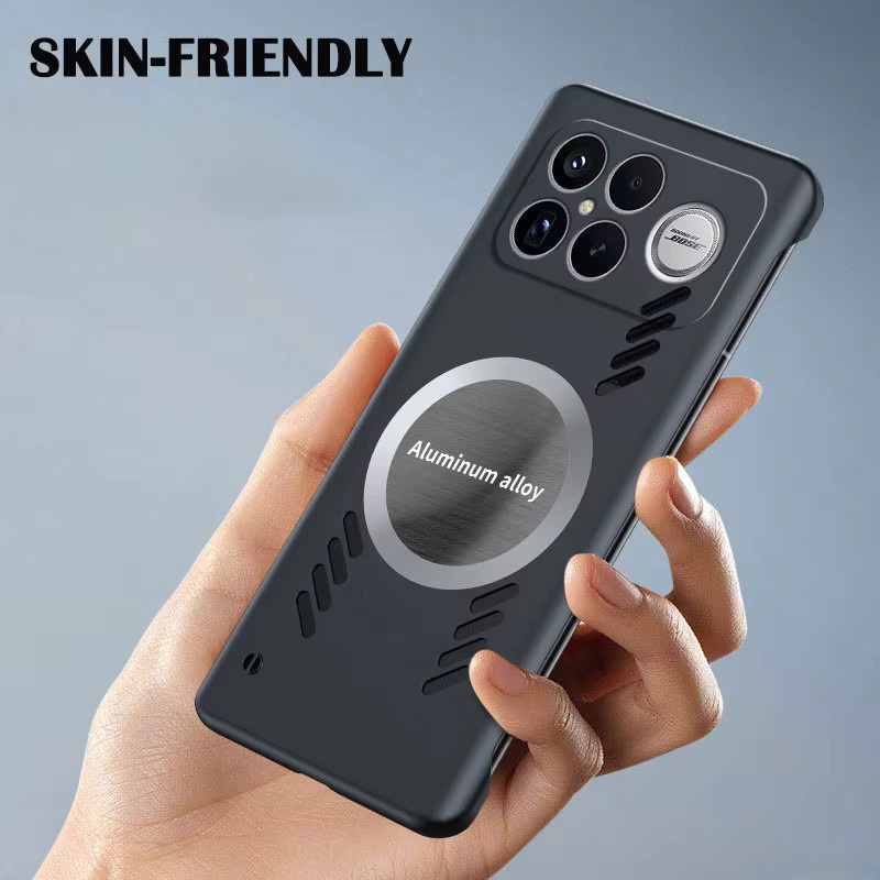 Schutzhülle für POCO F8 Ultra, POCO F8 Pro und Redmi K90 PRO Max, magnetisch, rahmenlos und stoßfest, Farbe: Weiß - Bild 2