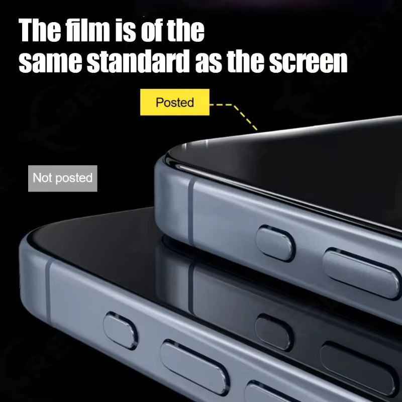 2er-Set Anti-Peep Displayschutzfolie aus gehärtetem Glas für Apple iPhone 17 16 15 14 Pro Max 13 12 11 und Air, transparent und staubdicht - Bild 3