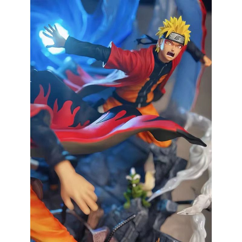 Bandai Anime Figur Uzumaki Naruto aus PVC als leuchtendes Desktop Ornament in Multicolor, Höhe: 30 cm - Bild 4