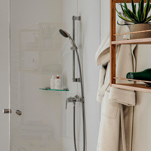 Grohe Einhand-Brausebatterie Swift in Chrom und Silber mit Wasserersparnis - Bild 2