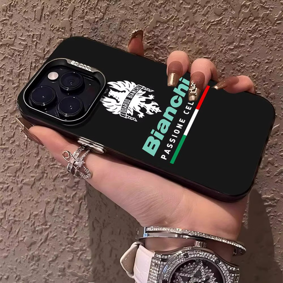 B-Bianchi Logo Handyhülle für iPhone 11 bis iPhone 17 Pro Max in Multicolor - Bild 4