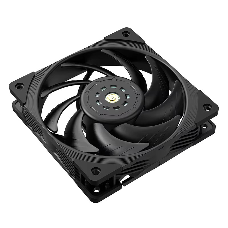 TEUCER T30 PC-Lüfter 12 cm, 12 V, 4 PIN, PWM, 2150 U/min, S-FDB-Lager, leiser Gehäuse- und Kühlerlüfter in Schwarz oder Weiß - Bild 2