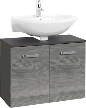 HELD MÖBEL Waschbeckenunterschrank Bologna in Grau und Mehrfarbig, B/H/T: 70 x 54 x 35 cm - Bild 1