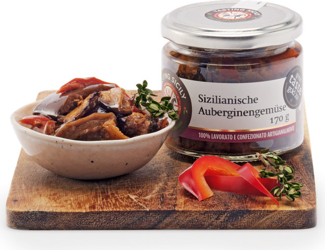 Tasting Sicily Sizilianisches Auberginengemüse 170 g - Bild 1