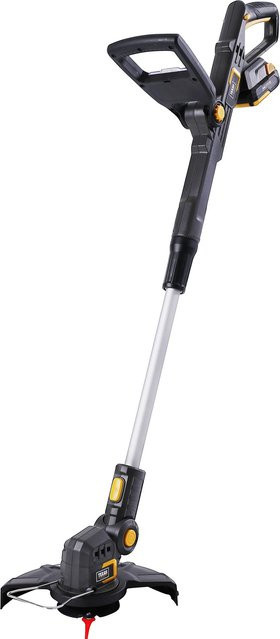 Texas Akku-Trimmer GTX2000 20 V mit Akku, Ladegerät und 10 zusätzlichen Kunststoffmessern sowie Teleskopstange - Bild 1