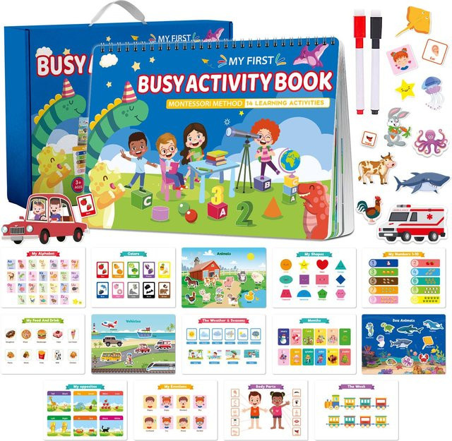 Kidsly Montessori-Beschäftigungsbuch, Lernaktivitäten für die Vorschule - Bild 1