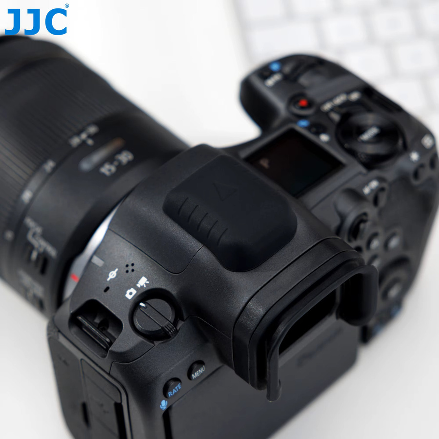 JJC Upgrade Weiche Silikon-Blitzschuhabdeckung in Schwarz für Canon EOS R7 R8 R50 R6 II R5 II R3 als Ersatz für Canon ER-SC3 - Bild 5