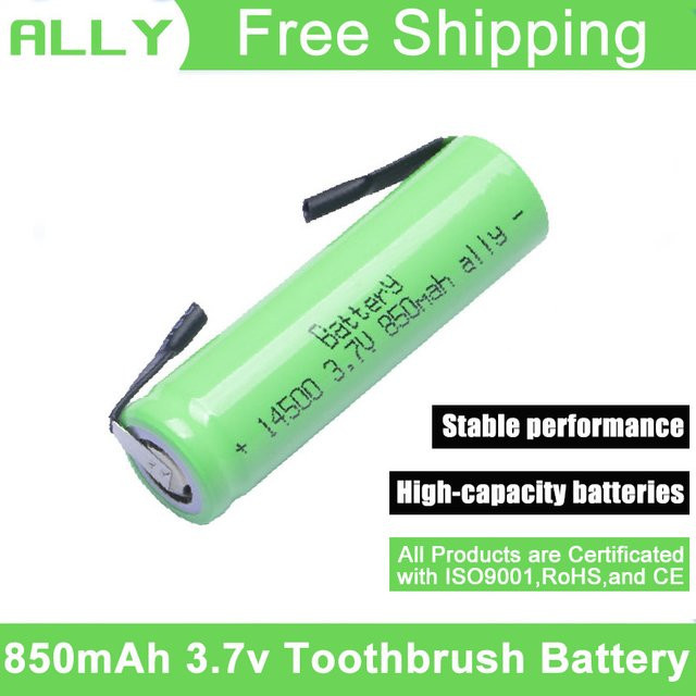 Remington Elektrische Zahnbürsten-Batterie 850mAh 3,7V für Bartschneider HC5810 Ersatz für Ronda IFR14500 - Bild 1