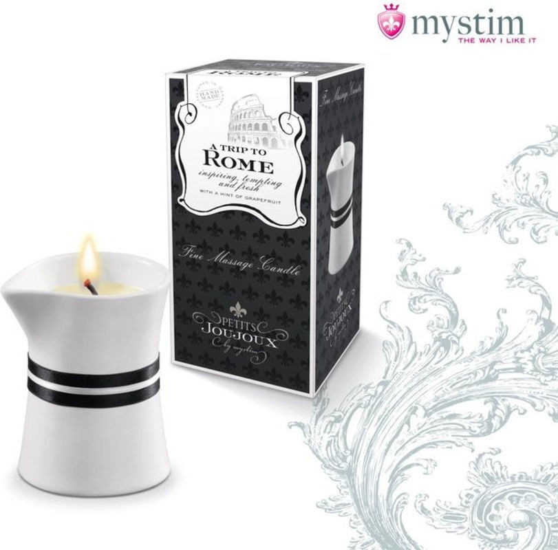 Petits Joujoux Massagekerze Rome Weiß 120g - Bild 1