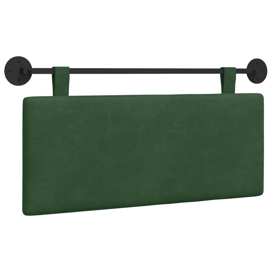 vidaXL Wandpaneel gepolstert aus Cordstoff in Grün, B/T/H: 110 x 55 x 5 cm - Bild 2