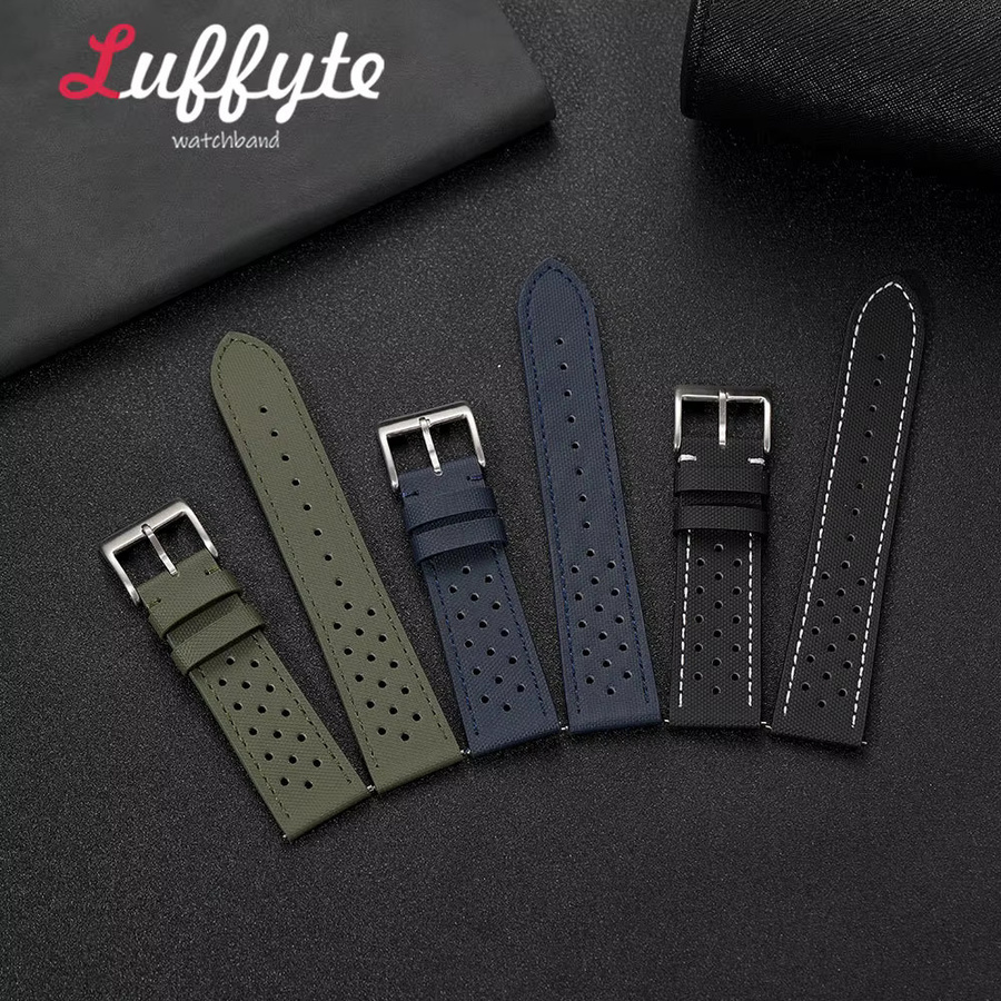 Luffyte Uhrenarmband Nylon, Herren, 18mm 20mm 22mm, Schnellverschluss - Bild 2