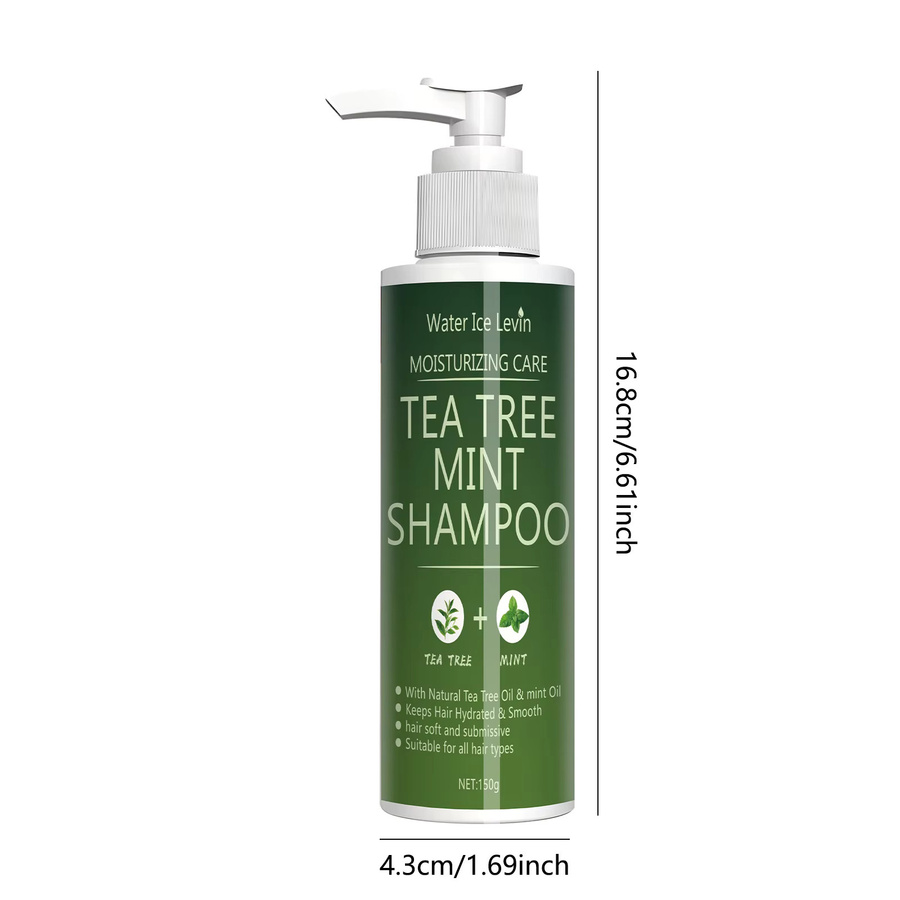 Water Ice Levin Tea Tree Mint Shampoo, Schaum, Haare - Bild 5