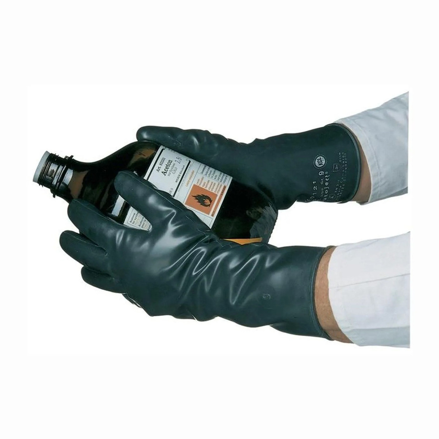 Honeywell Butoject 898 Chemiehandschuhe Schwarz Größe 10 mit EN 388 und EN 374 Kat.III Schutz - Bild 3