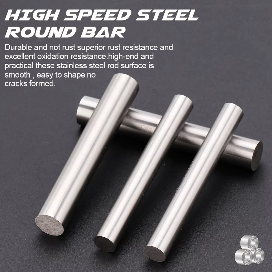 XCAN Edelstahlstange als lineare Rundstange für DIY-Bastelwerkzeuge, Farbe: Silber, Länge: 100 mm - Bild 2
