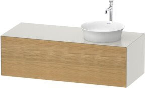 Duravit Waschtischunterschrank White Tulip in White, Breite: 130 cm, Tiefe: 55 cm, Höhe: 55 cm - Bild 1