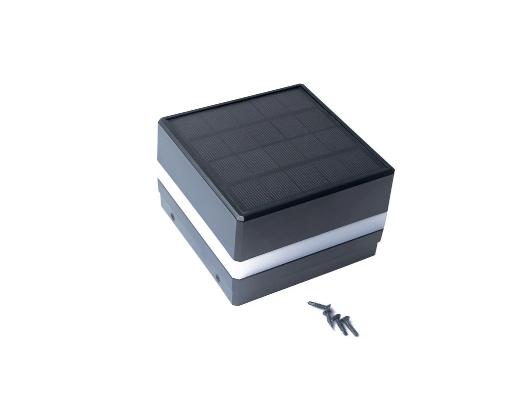 Home Deluxe Pfostenabdeckung mit Solar LED Beleuchtung im 6er Set Anthrazit - Bild 2