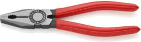 Knipex Kombizange schwarz-rot mit Kunststoffüberzug 180 mm - Bild 1