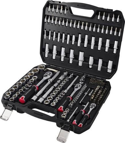 TOOLCRAFT Bit- und Steckschlüssel-Set 179-teilig mit 1/2, 1/4 und 3/8 Zoll TO-10674594 - Bild 1