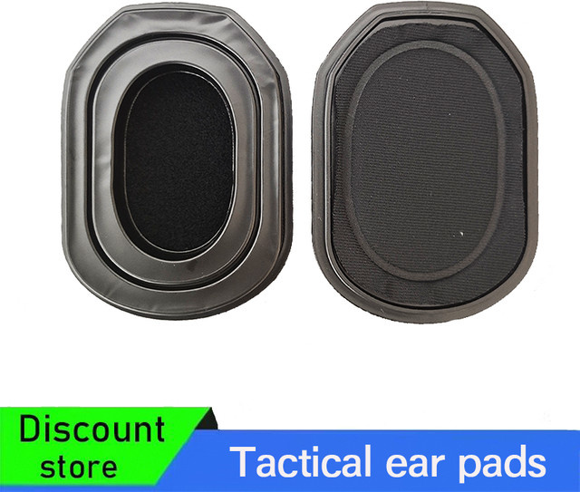 Taktische Silikon-Gel-Ohrpolster in Schwarz für Walkers Razor, Razor Digital und Razor Bluetooth, 1 Paar - Bild 1