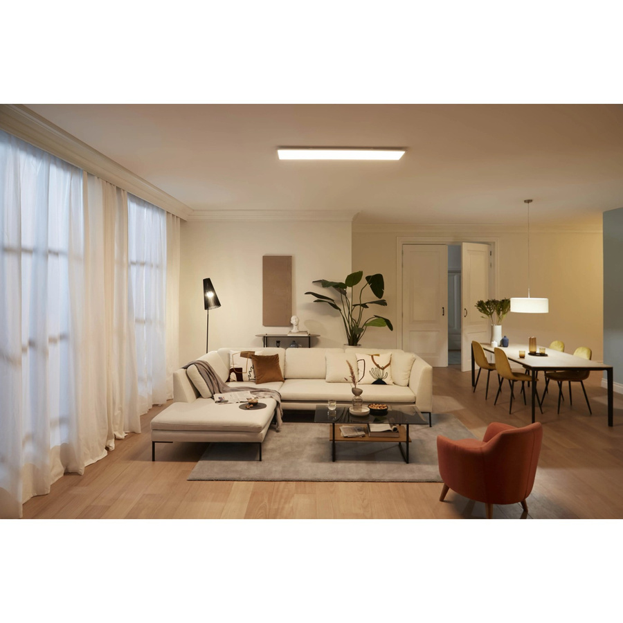 Philips LED-Deckenleuchte Touch SceneSwitch rechteckig, 36 W, 2700 K Warmweiß, Weiß - Bild 2