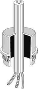 Hensel Einsteckstutzen ESM 16 IP55 Grau - Bild 1