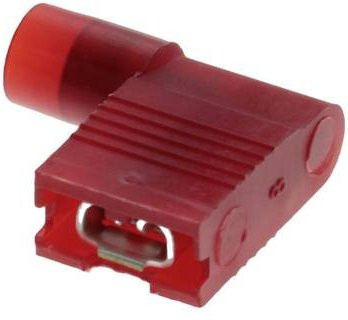 Molex 190060005 Vollisolierte Flachsteckhülse mit Crimphülse in Rot mit Steckbreite: 4,75 mm und Steckdicke: 0,51 mm - Bild 1