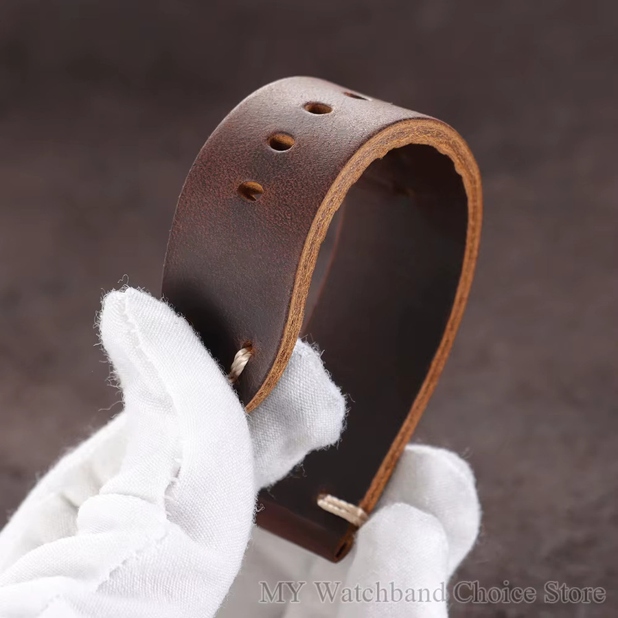 HQstrap Uhrenarmband Rindsleder, Vintage, Unisex - Bild 2