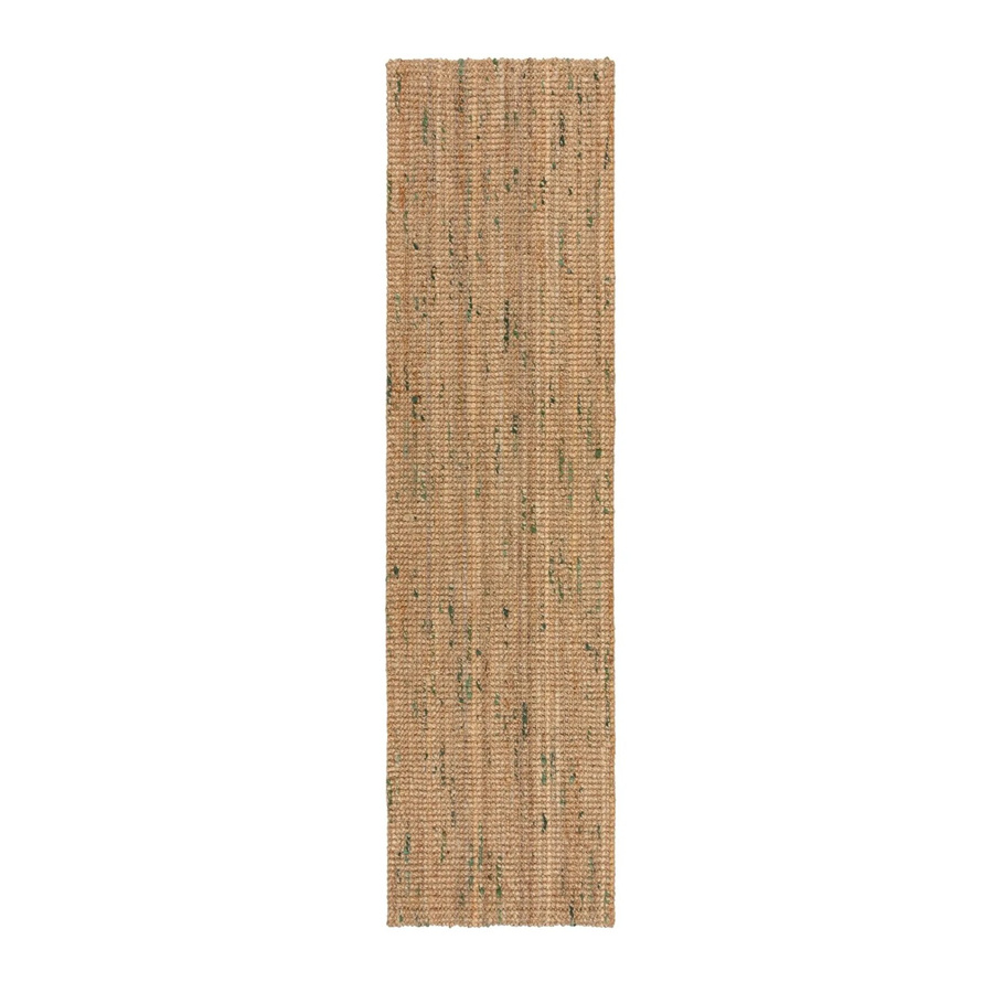 Flair Rugs Kurzflorteppich Jute Boucle in Naturgrün und Beige, B/T: 60 x 300 cm - Bild 2