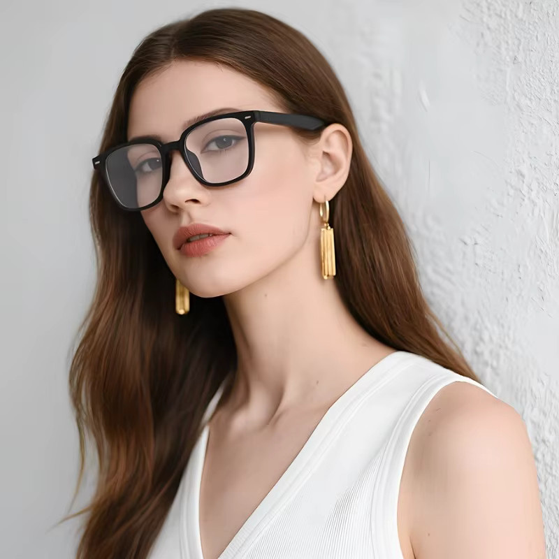 ERIKOLE Korrektionsbrille, Vollrand, square, Unisex, schwarz, Kunststoff - Bild 2