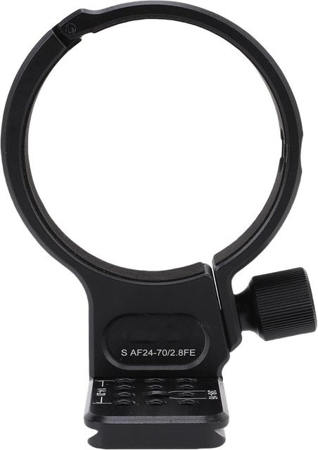 Samyang Stativ-Montagering für AF24 70mm F2.8 Objektiv aus Aluminiumlegierung mit Schnellwechselplatte in Schwarz - Bild 1