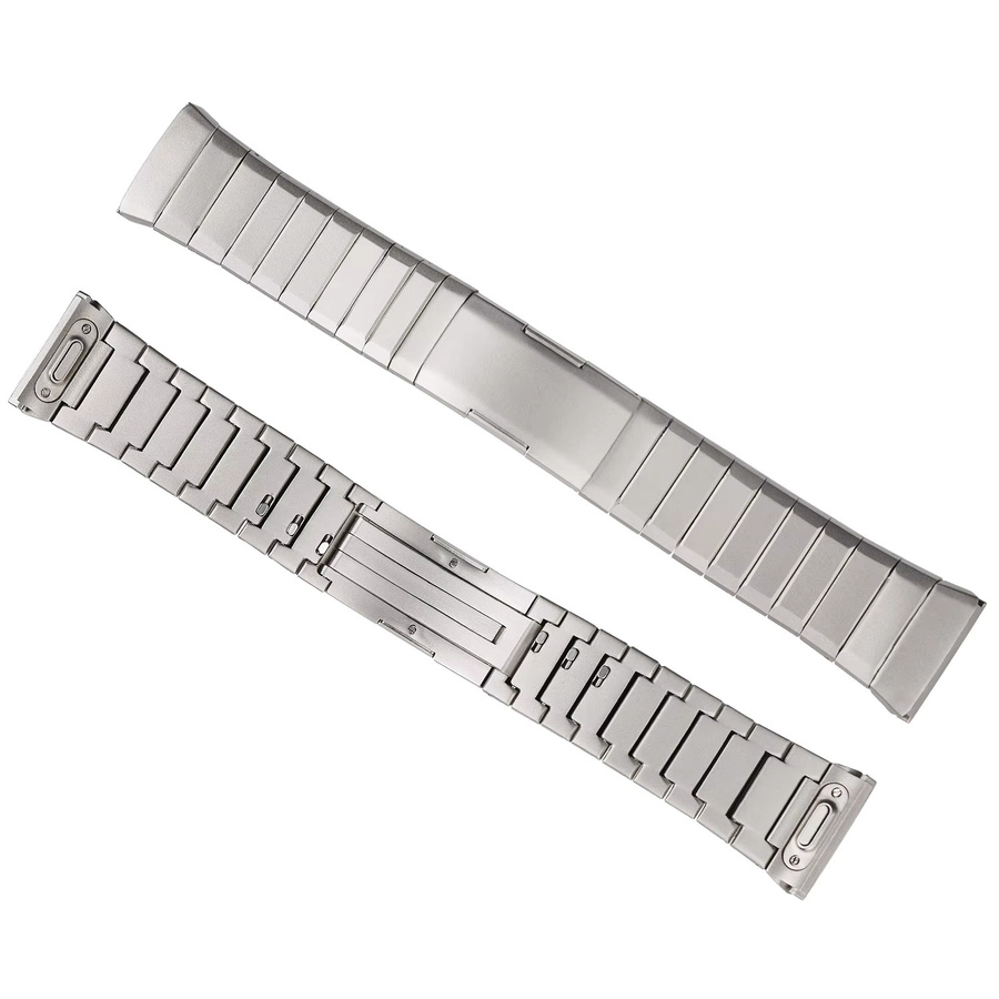 Vwar Uhrenarmband Titan, Edelstahl, Schwarz, Unisex - Bild 3