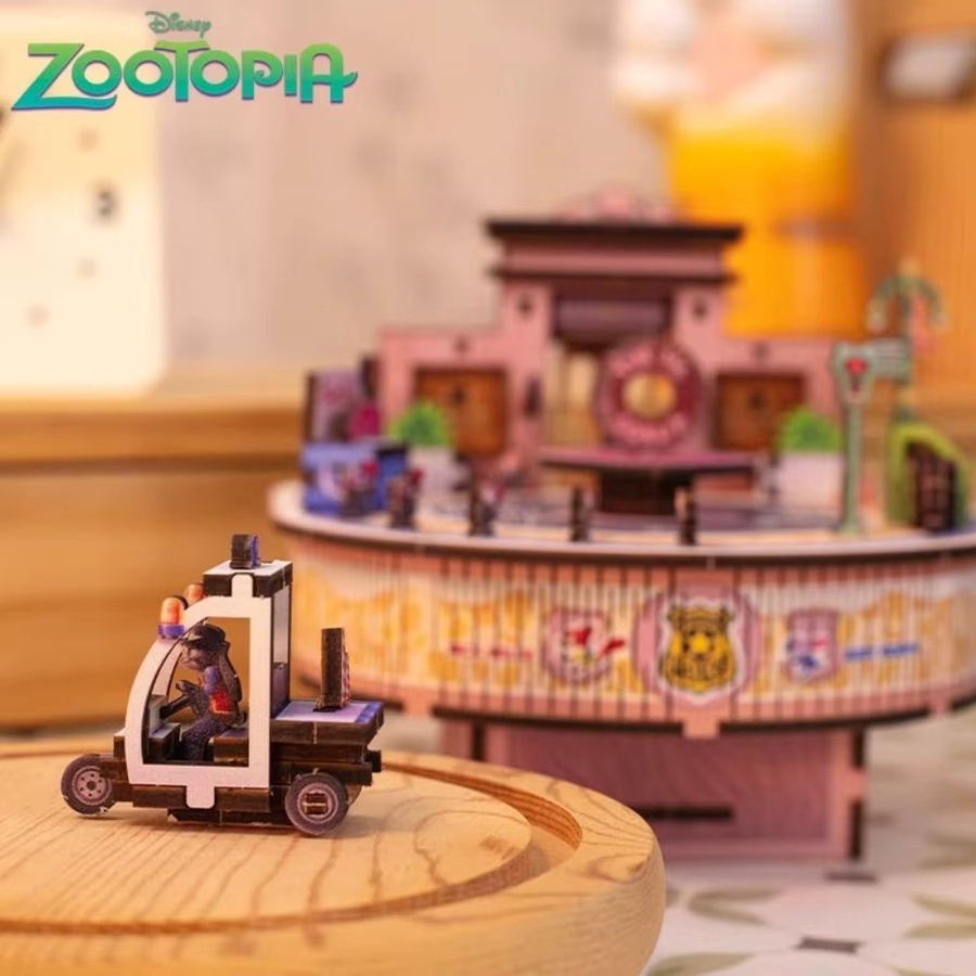 Disney Zootopia Spieluhr, 3D Holzpuzzle, Holz - Bild 2