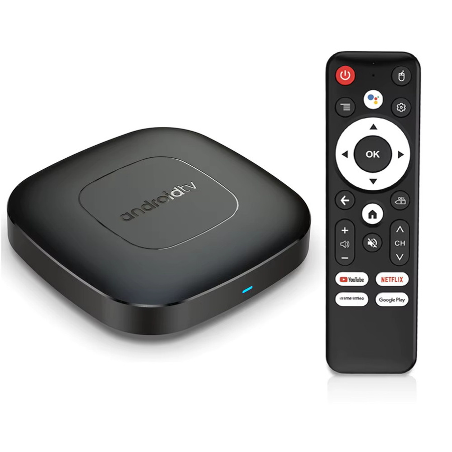 Smart TV Box T1 8K Android Media Streamer mit Sprachfernbedienung und Bluetooth 6.0 in Schwarz - Bild 4