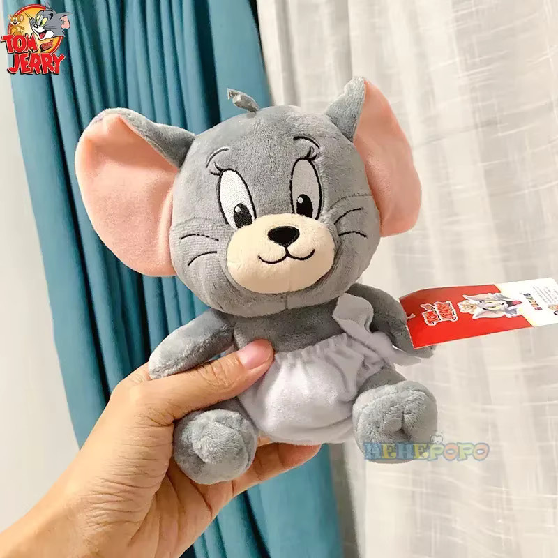 HUGKIS Tom und Jerry Plüschpuppen, Tom-Katzen-Wurfkissen, 25 cm - Bild 2