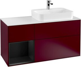 V&B Waschtischunterschrank Finion in Weiß lackiert, Breite: 120 cm, Tiefe: 50,1 cm, Höhe: 50,1 cm - Bild 1