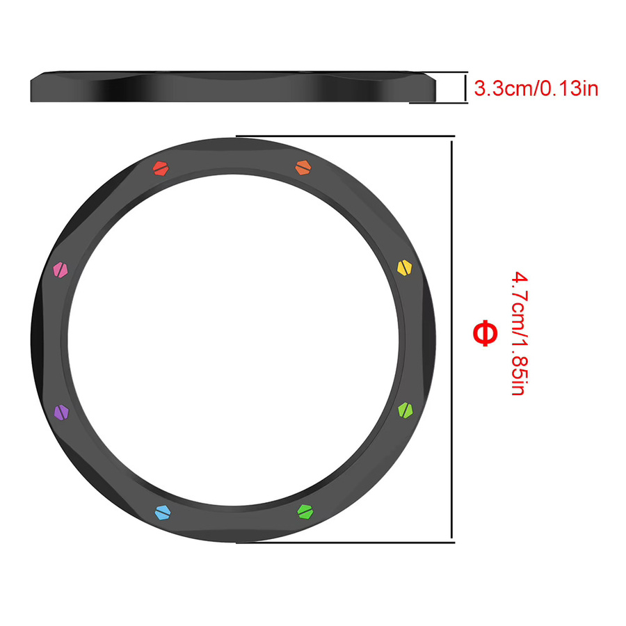 Xiaomi Ersatzgehäuse-Abdeckring, Edelstahl, Silber, Unisex - Bild 2