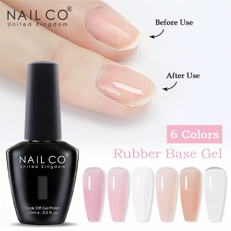 NailCo Gel-Nagellack, 15 ml, transparent, glänzend - Bild 2