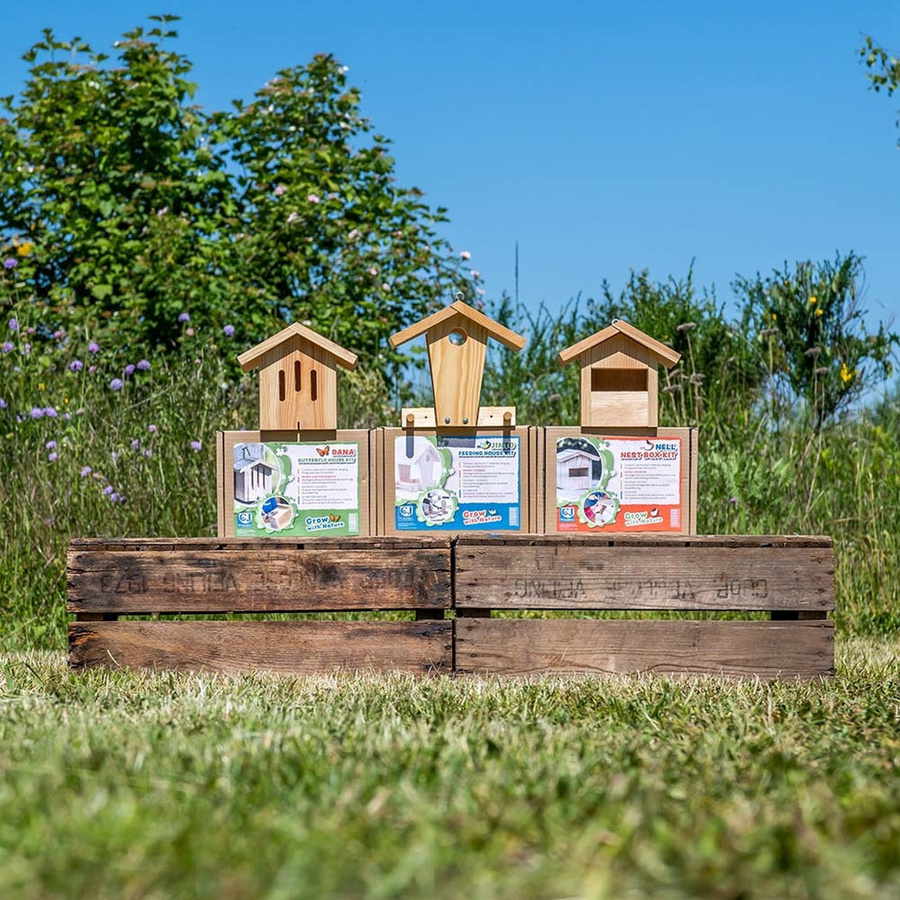 Vivara Kids Bausatz für Nistkasten Nell aus Holz in Braun - Bild 3