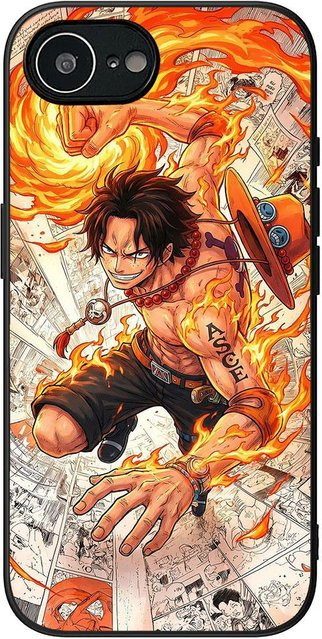 Luffy Zoro One Ace One Piece Handyhülle für Apple iPhone 16 15 14 13 12 Pro Max Plus Mini Air Case in Multicolour - Bild 1