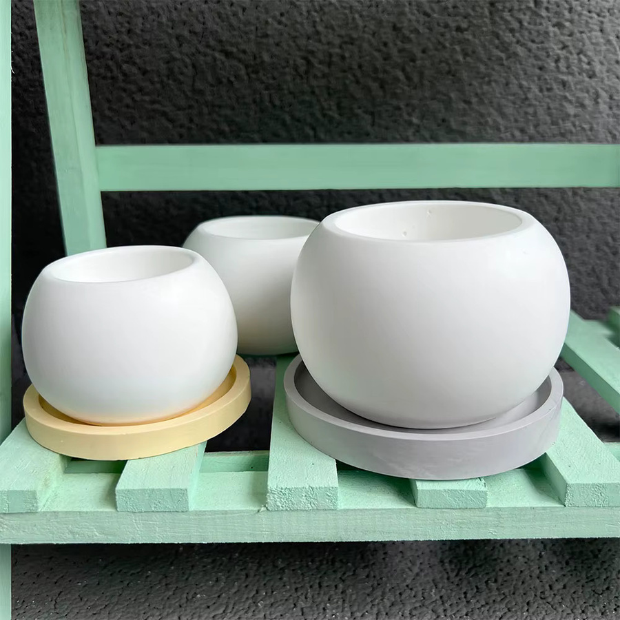FxZoo DIY Betonform in Weinglas-Optik für Kerzengefäße, Sukkulententöpfe und Gipsformen, Farbe: Weiß - Bild 1