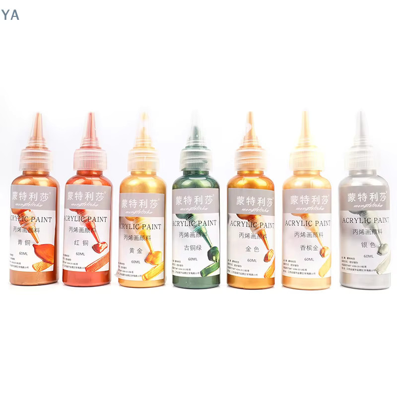 YA Goldfarbe Metallische Acrylfarbe Gold und Bronze 60 ml - Bild 2