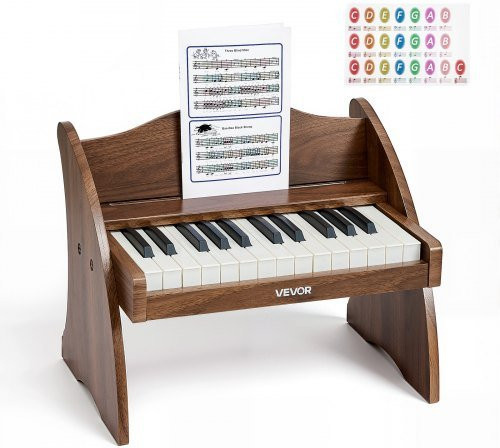 VEVOR Kinder-Keyboard, E-Piano, Holz, ab 3 Jahre - Bild 1