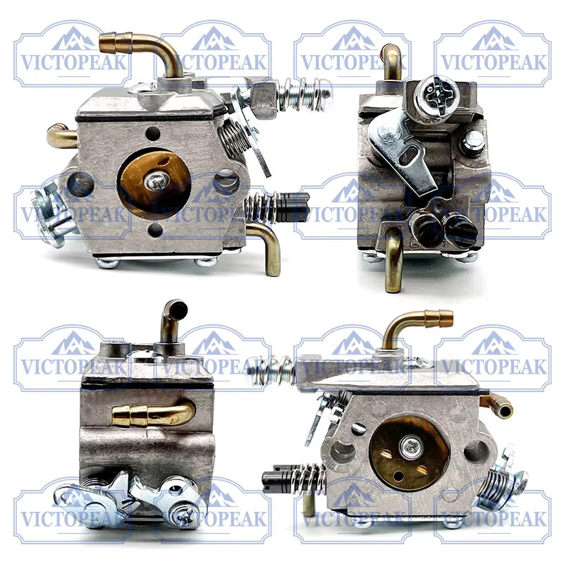 Victopeak Automatischer Kettensägenvergaser mit Kupferbogen in Silber für chinesische Kettensägen 45 cc, 52 cc und 58 cc - Bild 2