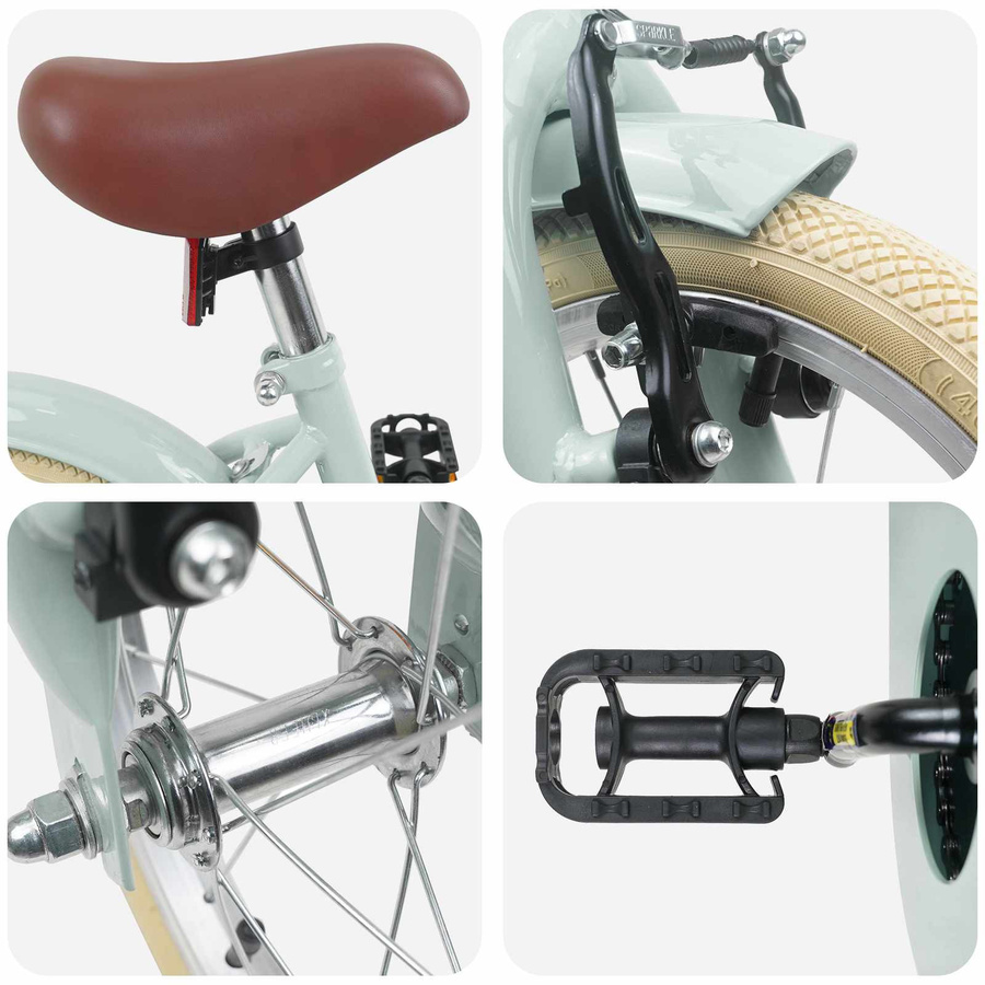 VD Home Furnishing Kinderfahrrad, 12 Zoll, Hellgrün - Bild 1