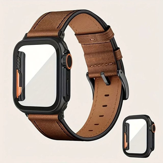 JBAILI Uhrenarmband Leder, Unisex - Bild 1