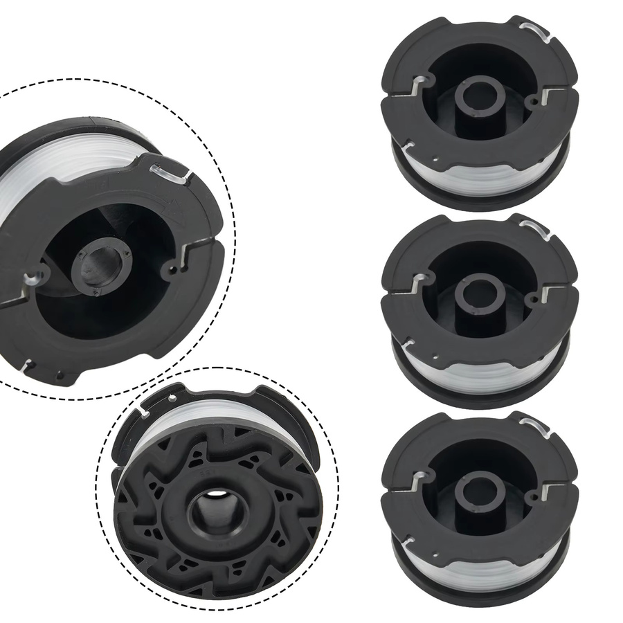 3er Set Linienspulen in Schwarz für Decker Rasenmäher Modelle a6485 gl280 gl301 gl425 gl430 gl545 gl555 glc13 glc2500 glc2500l - Bild 4