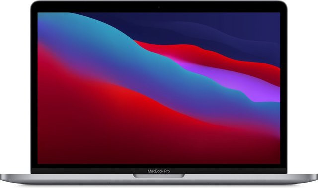 Apple MacBook Pro 13 Zoll M1, 2020 (MYD82D/A), Space Grau, 8 GB RAM, 256 GB SSD, MacOS - Bild 1