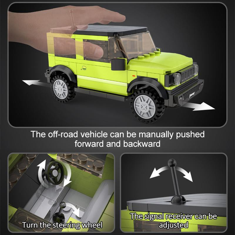 Cada Stadt-SUV-kompatibler Geländewagen-Baustein 1:24 ab 18 Jahren - Bild 2