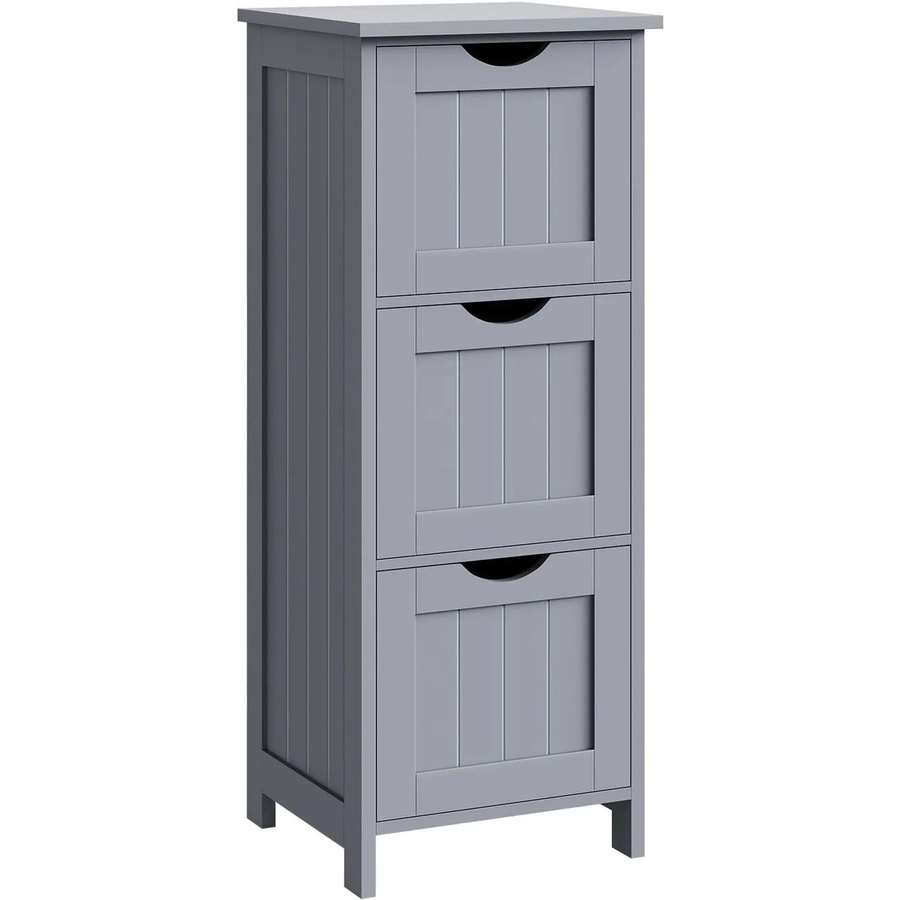 WOLTU Badezimmerschrank als Kommode mit 3 Schubladen, Mehrzweckschrank modern, B/T/H: 32 x 30 x 81 cm - Bild 2